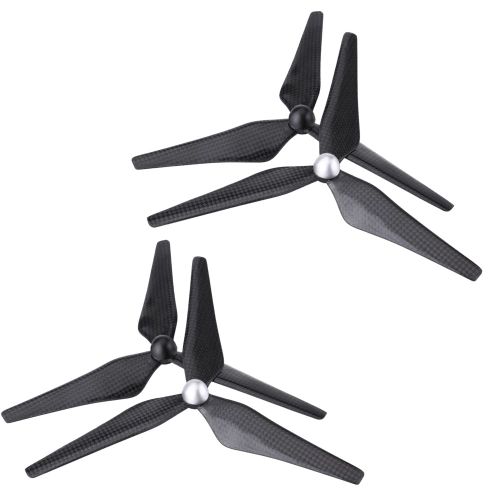 Helices A Trois Pales En Fibre De Carbone 9450, 2 Paires/Ensemble, Rotation A 360, Pour Dji Phantom 2/3