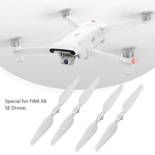 Hlices De Quadcopter, Lame D'hlice De Original Xiaomi Fimi X8 Se - 1 Pairs Hlices Cw Et 1 Pairs Hlices Ccw(Blanc)