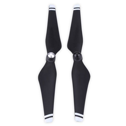 Helices En Fibre De Carbone 9450 Pour Drone Dji Phantom 2/3 (1 Paire A Rayures Blanches)