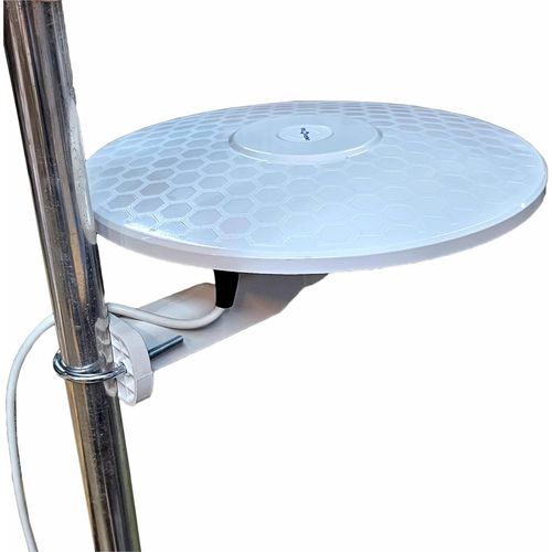 Helio Digital Amplified Omnidirectional HD TV Antenna High Gain 33dB DVB-T FM Dab 12V/24V Ideal for Camper Vans,Heavy Duty,Trucks,Caravans,Boats or Camping 