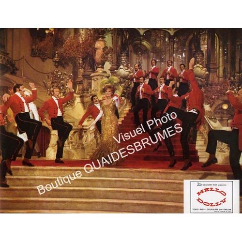 Hello Dolly : Jeu De 24 Photos D'exploitation Cinmatographique - Format 22,5x28,5 Cm - De Gene Kelly Avec Barbra Streisand, Walter Matthau, Michael Crawford, Tommy Tune, Louis Armstrong - 1969