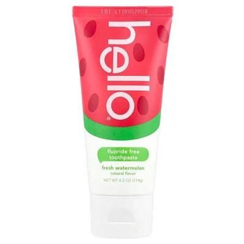 Hello, Enfants, Dentifrice Sans Fluor, Pastque Frache, 119 G