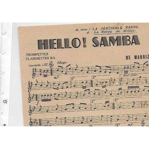 Hello! Samba - Jose Alix - La Veritable Raspa - La Raspa Du Milieu