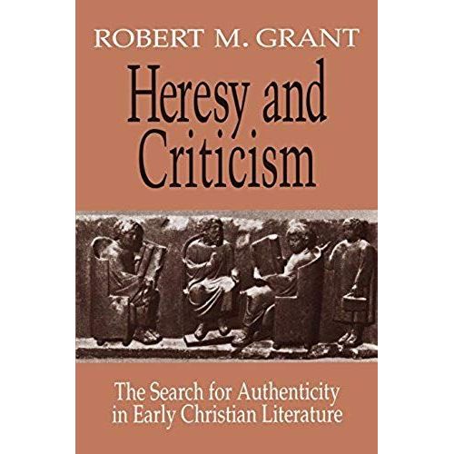 Heresy And Criticism    Format Broch 