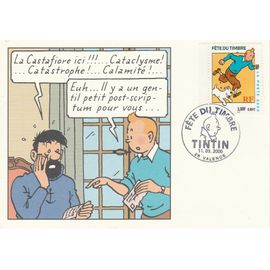 Herge Tintin Carte Postale Fete Du Timbre 00 Rakuten