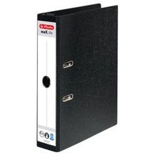 Herlit Dossier Suspendu Max.File, Largeur De Dos: 70 Mm,Noir