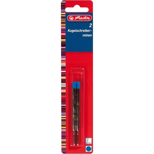 Herlitz Lot De 2 Recharges Pour Stylo - Bille Bleu