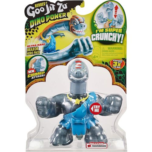Heroes Of Goo Jit Zu Dino Power Action Figure Ultra Rare Braxor The Brachiosaurus