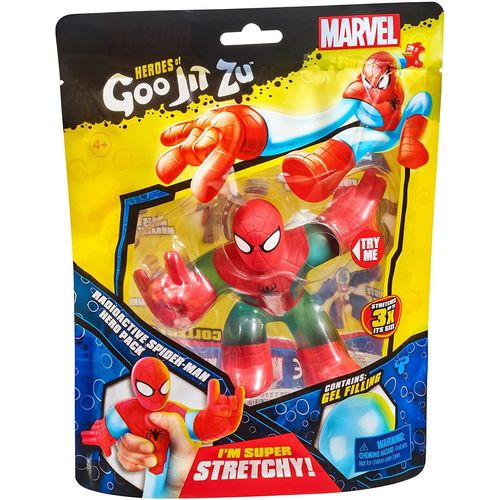 Heroes Of Goo Jit Zu Figurine extensible SpiderMan radioactive Marvel