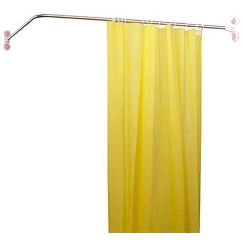 Hershii Coin Tringle à Rideau de Douche Incurvé de Salle de Bain