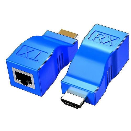 Heure de Nol HDMI, HDMI To Rj45 1080p Lan Network Hdmi Extension Hdmi jusqu' 30m sur Cat5e / 6 Utp Cble Ethernet Lan
