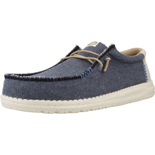 Hey Dude Wally Coastline Jute Colour Bleu - 44