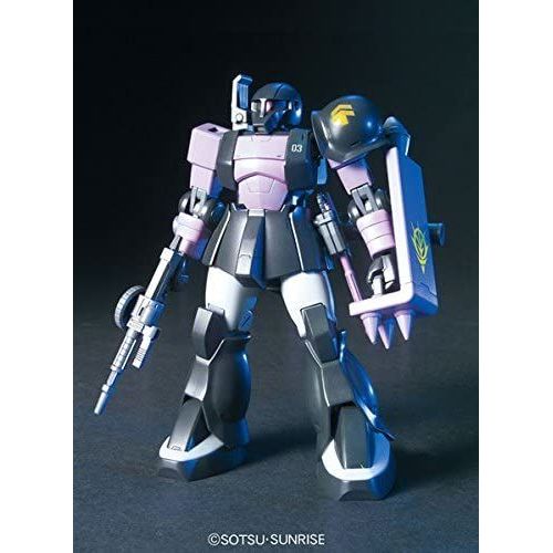 Hguc Mobile Suit Gundam Zaku I (Black Triple Star Custom) 1/144 Scale Color-Coded Plastic Model [Import Japonais]