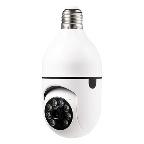 Hhilabee Wifi E27 Ampoule Camra, 2 Voies Audio Temps Rel Alarme Dtection De Mouvement Alarme Camra Ip Convient Pour Intrieur Extrieur Maison Camra De Surveillance Pet