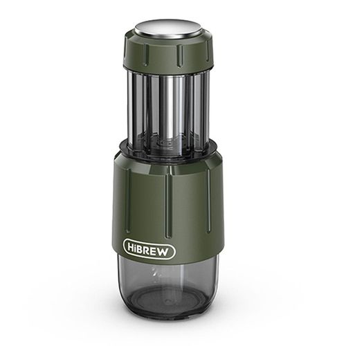 HiBREW H4D Machine  expresso portable 2 en 1, presse manuelle pour capsules et marc de caf, machine  caf chaud/froid pour voyage et usage domestique