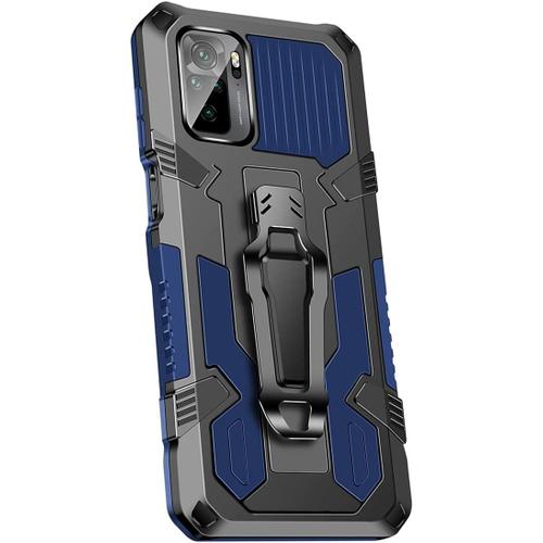 Hicaseer Coque Xiaomi Redmi Note 10 4g,Antichoc Qualit Militaire Coque De Protection Tpu Double Couche Support Intgr tui Coque Pour Xiaomi Redmi Note 10 4g 6.43