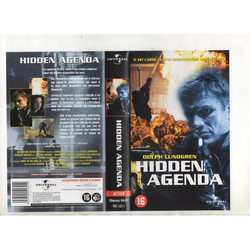 Hidden Agenda - Cassette Vhs de Marc S  Grenier