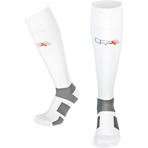 High Quality Compression Socks For Men & Women-Durable Graduated Compression For Sports,Running,Cycling,Skiing,Hiking,Pregnancy And Daily Use,2 Pairs-White,Large