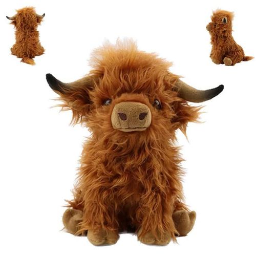 Highland Cow Plush, Peluche Vache Highland, Highland Cow Toy, Highland ...