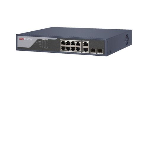 Hikvision Digital Technology DS-3E1310P-SI switch di rete Gestito L2 Gigabit Ethernet (10/100/1000) Supporto Power over Ethernet (PoE) Nero