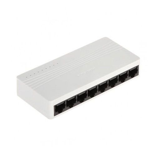 Hikvision DS-3E0108D-E Switch di Rete Fast Ethernet 8 Porte 10/100 Mbps Non Gestito