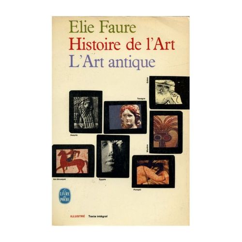 Histoire De L'art Antique / Elie Faure   de Elie Faure  Format Reli 