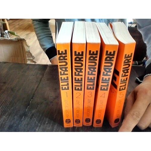 Histoire De L'art Elie Faure 5 Volumes   de Elie Faure  Format Poche 