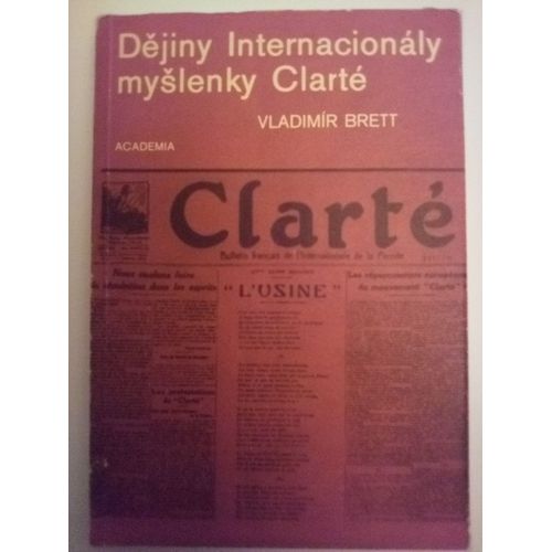Histoire De La Pense Internationale De Clart - Vladimir Brett (En Langue Tchque)   de Vladimir Brett  Format Broch 