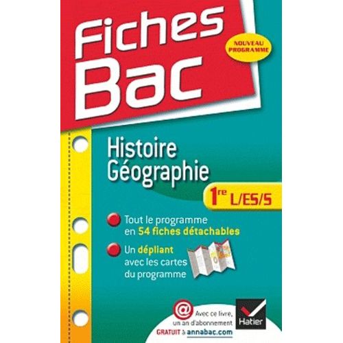 Histoire Gographie 1e L, Es, S   de Renault-Rodet Nathalie  Format Broch 
