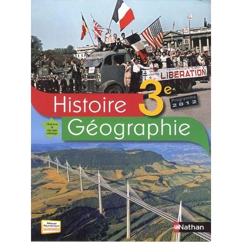 Histoire Gographie 3e - Programme 2012   de Hazard-Tourillon Anne-Marie  Format Compact 