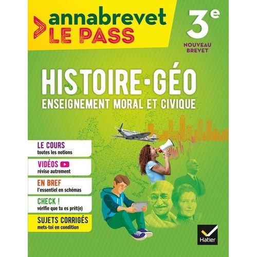 Histoire-Go, Enseignement Moral Et Civique 3e    Format Grand Format 