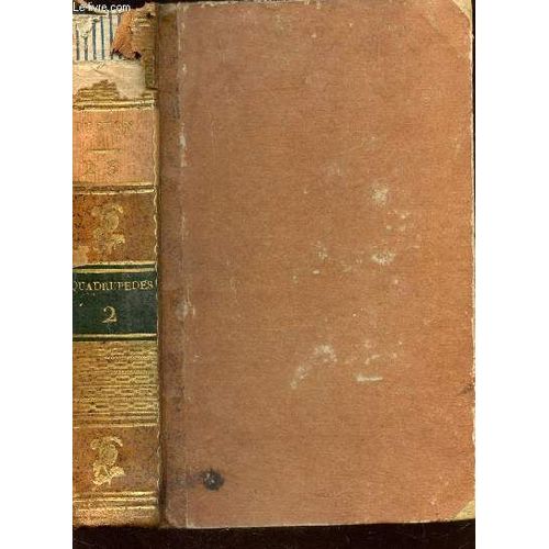 Histoire Naturelle Generale Et Particuliere / Volume 23 - Quadupedes : Tome 2.   de DAUDIN F.M. (SUITE DE BUFFON)