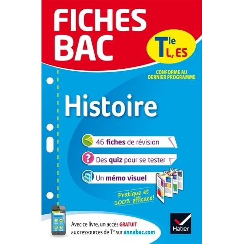 Histoire Tle L, Es    Format Poche 