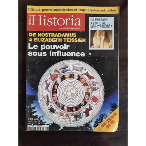 Historia Historia - N 649 De Nostradamus A Elizabeth Teissier   