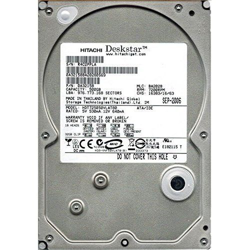 Hitachi 500 Go HDT725050VLAT80 - IDE