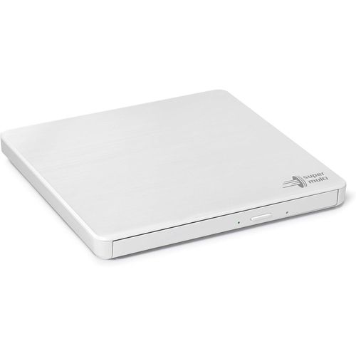 Hitachi- GP60 External DVD Drive,Slim Portable DVD Burner/Writer/Player for Laptop,Windows and Mac OS Compatible,USB 2.0,8x Read/Write Speed-White