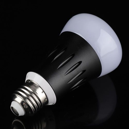 Hjlian Ampoule Connectee Wi-Fi 7 W Rgb+W Avec Telecommande Compatible Avec Alexa Et Google Home (E27)