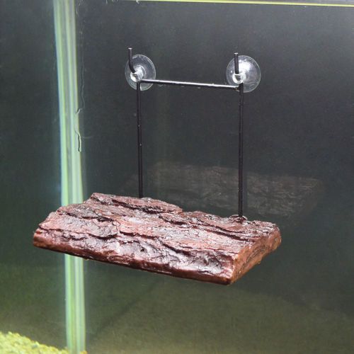 Hjlian Aquarium Reservoir Tortue Se Prelassant Plateforme D'escalade Terrasse Rectangulaire Flottante