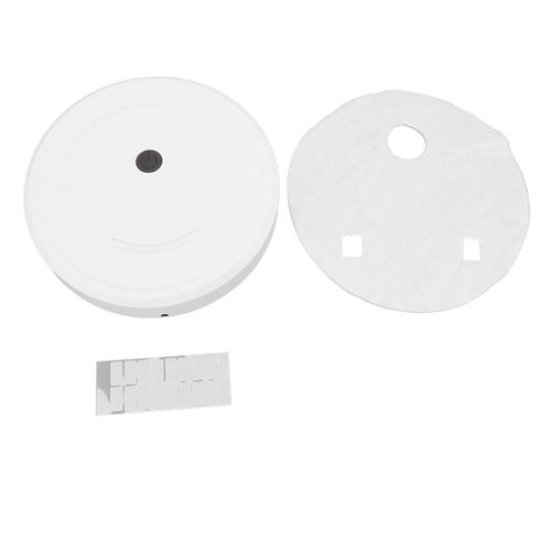 HJLIAN Aspirateur robot intelligent sans fil, commande a une touche, faible bruit, avec 10 serpilleres jetables pour la maison