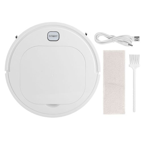Hjlian Aspirateur Robot Multifonction Intelligent Usb, Nettoyeur Automatique, Balayeuse, Machine De Nettoyage Domestique