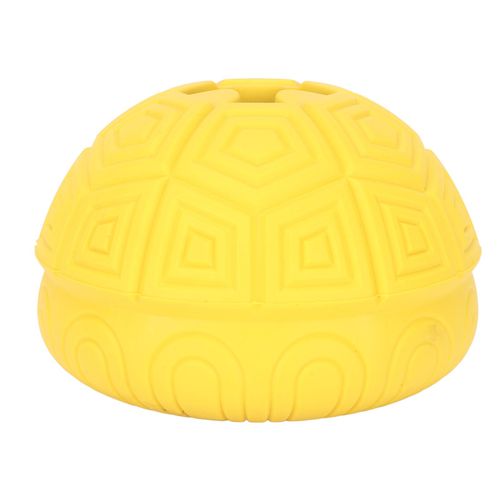 Hjlian Balle A Friandises Pour Animaux De Compagnie, Jouet Interactif A Macher, A Macher Et A Macher, Alimentation Lente, En Caoutchouc, En Forme D'ecaille De Tortue, Distributeur De Nourriture Pour Chien, Grande Taille