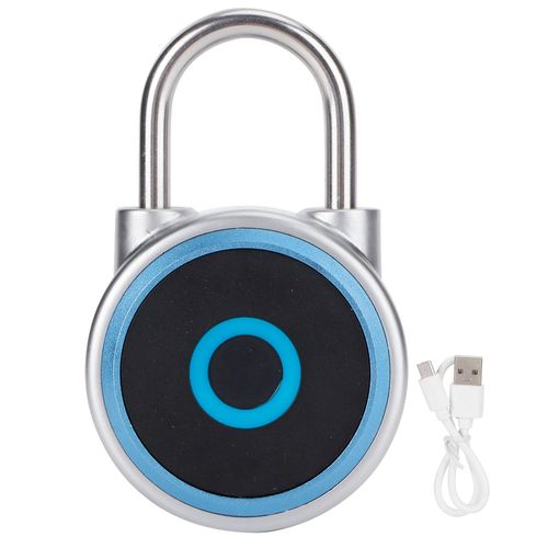 Hjlian Cadenas A Empreinte Digitale Bluetooth, Intelligent, Sans Cle, Batterie Au Lithium Rechargeable 3,7 V