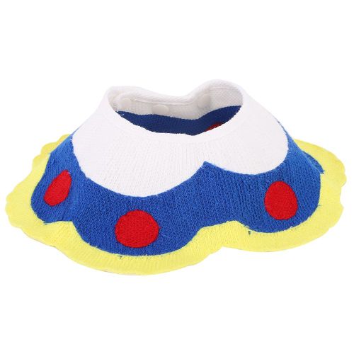 Hjlian Collier Bleu En Peluche Pour Animaux De Compagnie, Serviettes De Salive Reglables, Echarpe Douce Et Confortable, Bavoirs Pour Chats, Collier Bleu