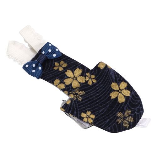 Hjlian Couche Pour Oiseaux Couches Reglables Pour Oiseaux De Compagnie A Motif De Fleurs Dorees Pour Perruches Aras, Calopsittes, Pinsons(6,8x13,5 Cm 2,7x5,3 Pouces Motif De Fleurs Dorees)