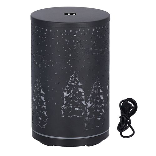 Hjlian Diffuseur D'aromes Automatique 100 Ml, Diffuseur D'huiles Essentielles A Colonne, Motif Sapin De Noel, Pour La Maison