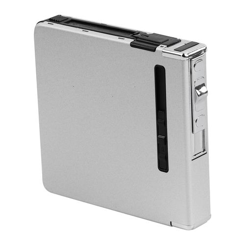 Hjlian Etui A Cigarettes Multifonction, Briquet Rechargeable, Etui A Cigarettes Etanche A L'humidite