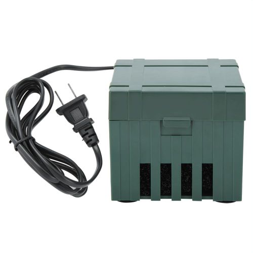 Hjlian Filtre D'aquarium Carre A Debit D'eau Reglable Pour Tortues Avec Mini Pompe, Prise Cn 250 V (L)