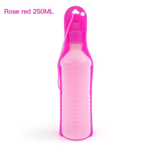 Hjlian Fontaine A Eau Pour Animaux De Compagnie, Distributeur D'eau Automatique Pour Chien, Bouteille D'eau Pour Chien 250 Ml (Designe Par Les Ventes, Rose)