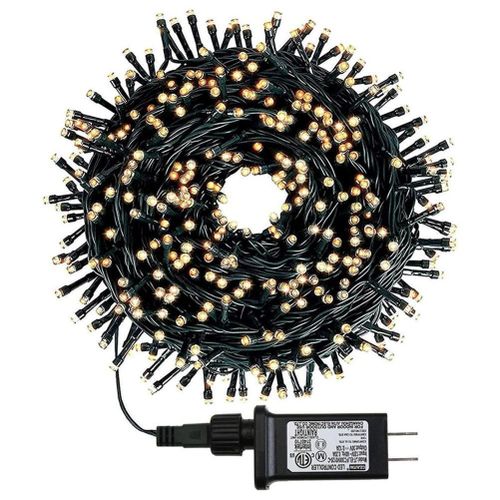 Hjlian Guirlande Lumineuse Clignotante, Petite Guirlande Lumineuse Coloree, 8 Fonctions, Decorative Pour Noel, Prise Americaine 110-240 V