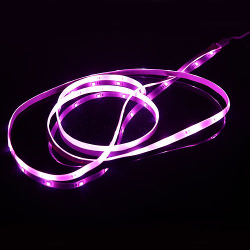 Hjlian Guirlande Lumineuse Led Intelligente Sans Fil, Prise Ue 100-240 V, 2 M, Wifi, Rgb, Coloree, Pour Usage Domestique
